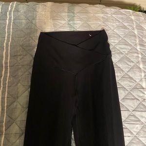 Aerie crossover flare leggings